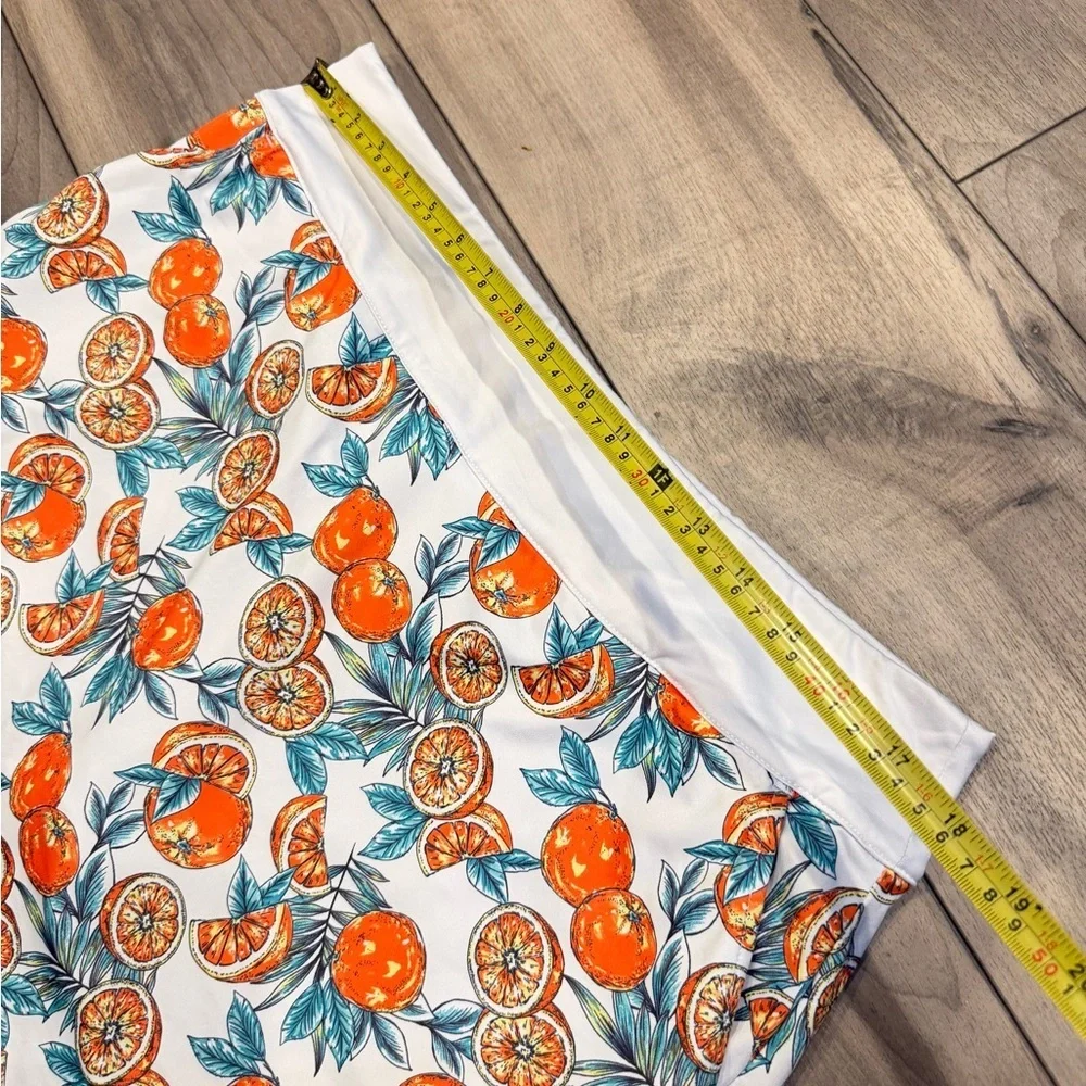 Coral‎ Bay Golf Skort Orange Citrus Sz L wicking PerformanceTennis Athletic Core